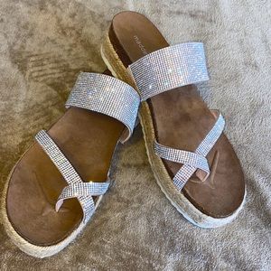 Madden Girl BlingBling Platform Sandals